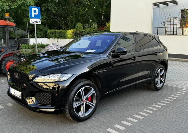 jaguar f-pace warmińsko-mazurskie Jaguar F-Pace cena 171000 przebieg: 129500, rok produkcji 2019 z Warszawa